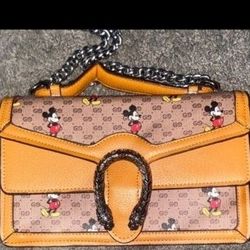 Gucci GG  Disney Mickey Mouse Purse Crossbody Bag 