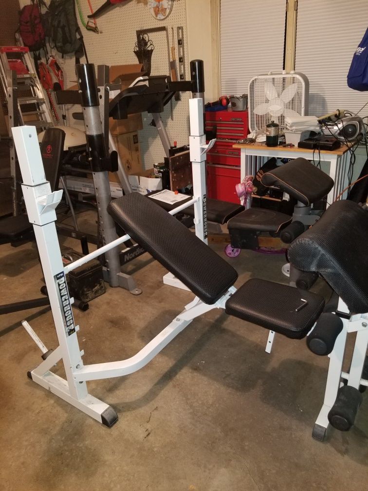 IMPEX Power House 1900 Weight Bench with Preacher Curls