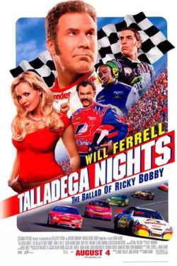 Taladega Nights original movie 2 sided poster 27x40