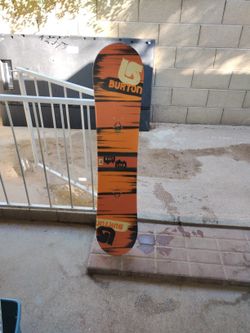 L.S. BURTON TIGER STRIPE  SNOWBOARD