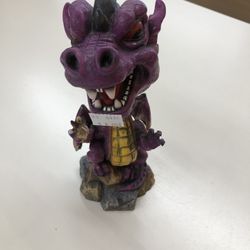 Vtg 2000 - 2001 Adams Apple Creations Dragon Bobble Head Statue Figure Rare