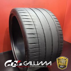 1 Tire LikeNEW Michelin Pilot Sport 4S (ZP) Corvette RunFlat 345/25/21 XL #97589