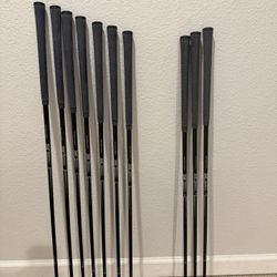 MMT Graphite Shafts 4-PW & 3 Wedge Shafts