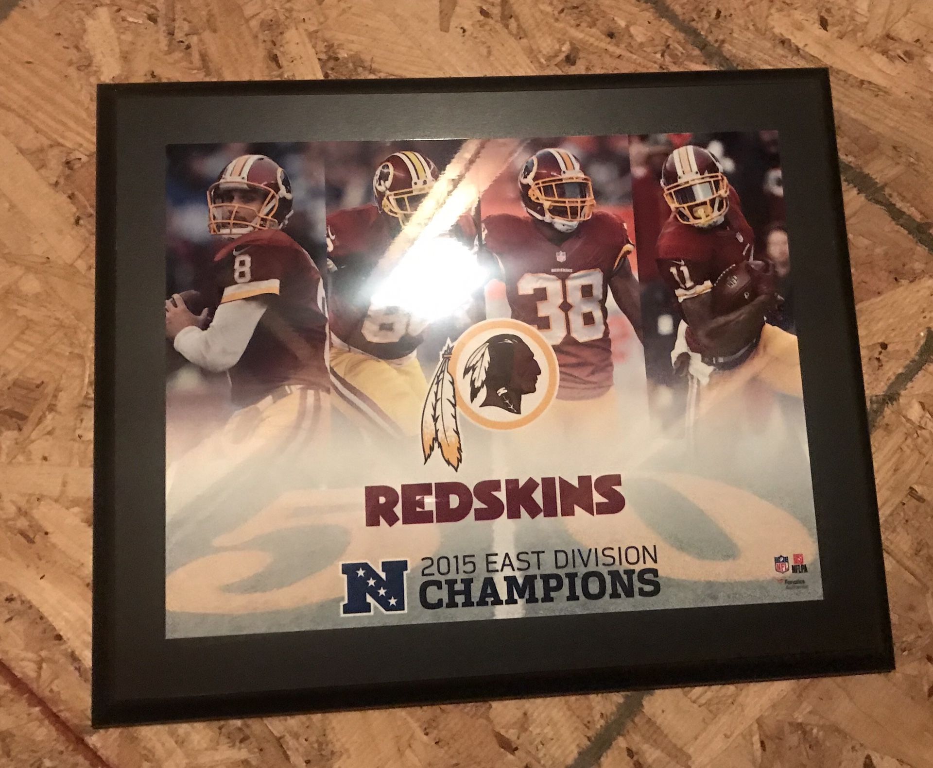 Redskins plaque
