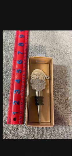 CA. BOTTLE STOPPER. SANTA CLAUS. NEW IN BOX