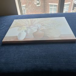 Beautiful Original Artwork - Framed Canvas Painting with Vibrant Colors