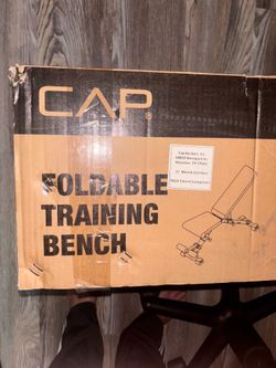 CAP Foldable Training Bench – New Open Box