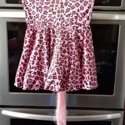 Pink pretty cheetah Kitty Halloween costume