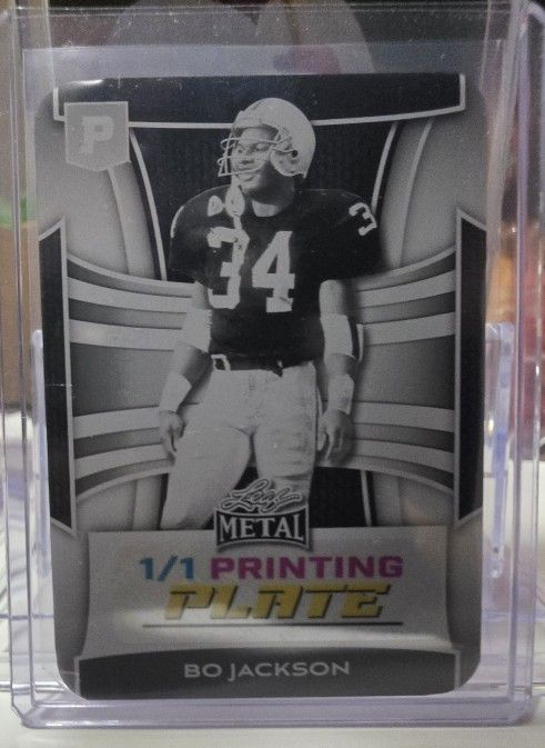 Bo Jackson Plate 1/1 