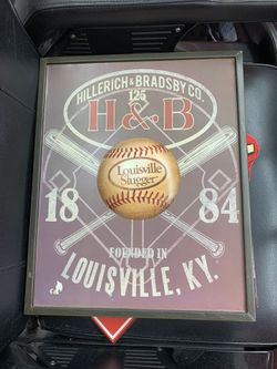 Louisville slugger baseball sign H&B 1884 Metal Sign MLB 