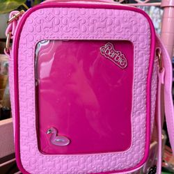 Pink Barbie Purse w/ Pin Display