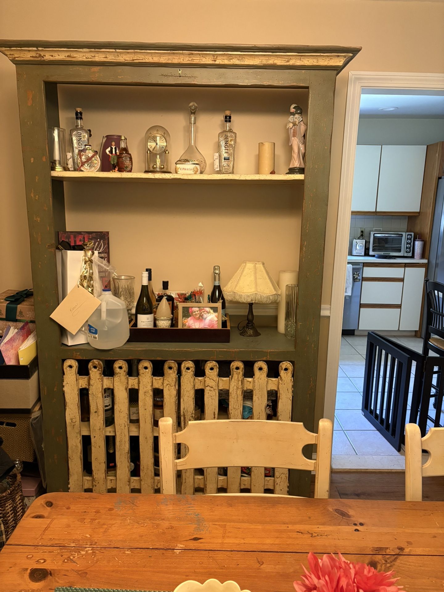 Dining Table and chairs And Armoire