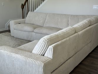 7-Piece L-Shaped Power Reclining Sectional – Corduroy Luxe + Wireless Charging PET/SMOKE FREE
