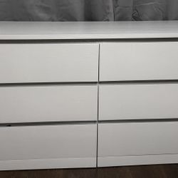 Gray Stained Dresser 