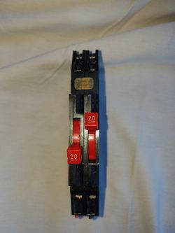 Zinsco/Sylvania 20 amp breaker