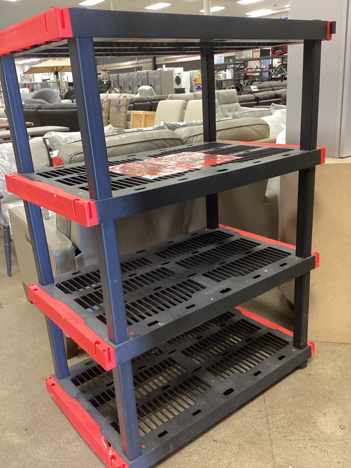 Craftsman 5 Tier Heavy Duty Black Plastic Utility Shelving Unit