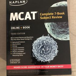 KAPLAN MCAT Books. 3rd Edition 