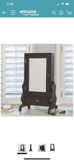 Jewelry armoire tabletop