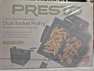 New Presto Basket Pro Fryer