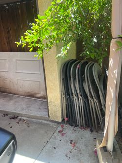 9 Metal Chairs