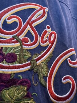 Tommy Bahama Big Cluster 100% Silk Embroidered Shirt XL