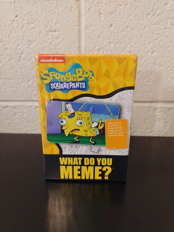Nickelodeon SpongeBob SquarePants What Do You Meme? Card Game - NEW & SEALED
