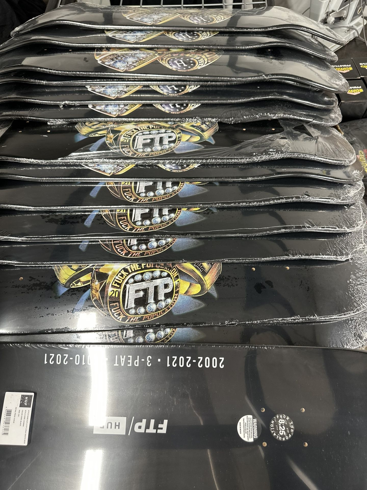 FTP x Huf Collab Skateboard Deck 8.25