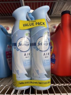 Febreze Duo Pack Linen & Sky Scented 