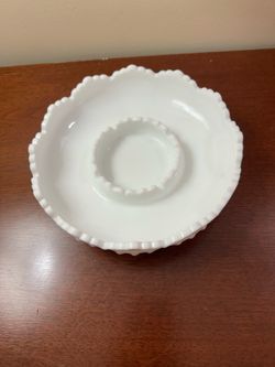 Vintage Fenton Hobnail Dish