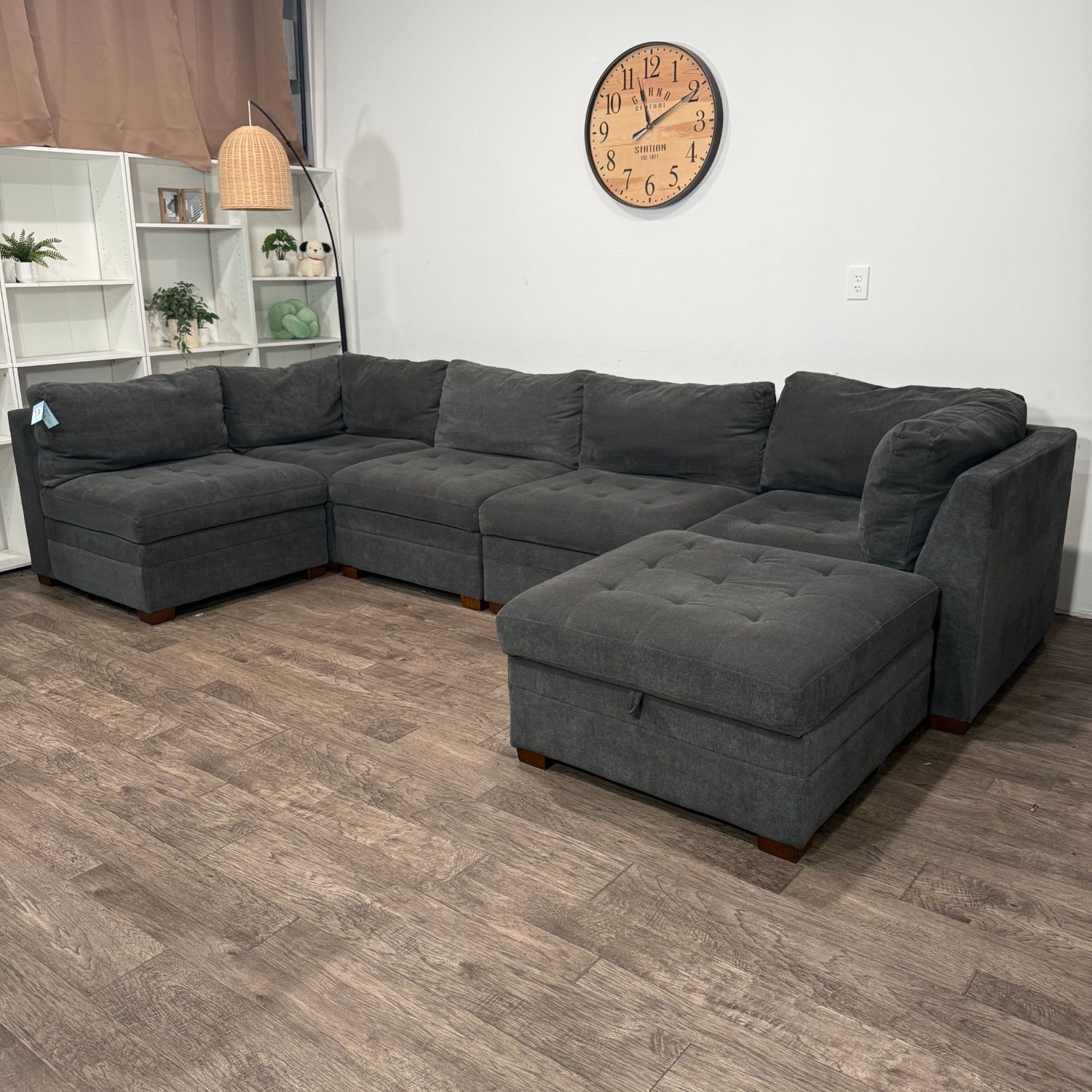 Dark Gray Thomasville Sectional Couch! Delivery Available!