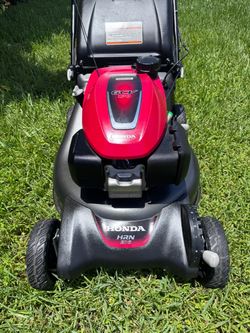 BRAND NEW IMMEDIATELY AVAILABLE SELF PROPELLED HONDA HRN-216. /170cc. 21 in. 3-in-1 . TWIN BLADES . VARIABLE SPEED WALK BEHIND , GAS LAWN MOWER , MUL