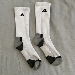 Adidas Mens Athletic Crew Socks - Size Large