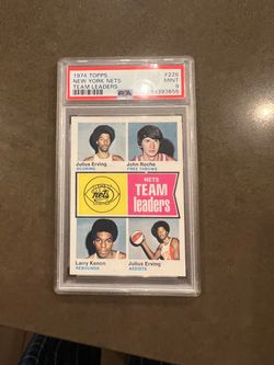 1974 Topps Julius Erving graded