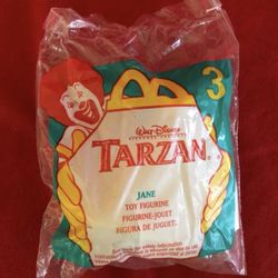 Disney Tarzan Jane McDonalds #3 Wind-Up Happy Meal Toy Figure Figurine