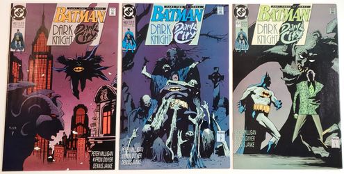 BATMAN #452 453 454 (1990) DC Lot Dark Knight Dark City MIKE MIGNOLA
