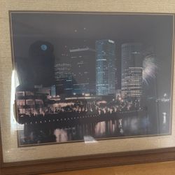 Frame Picture Of Tampa Jaycees 1988 Limited Edition