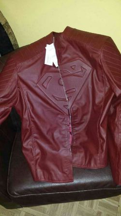 Superman leather jacket
