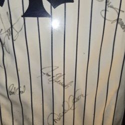 Autographed New York  Yankee  Jersey