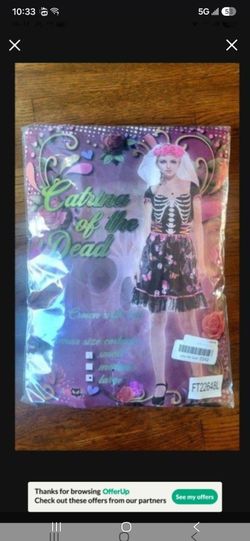 Adult Catrina Large Costume
