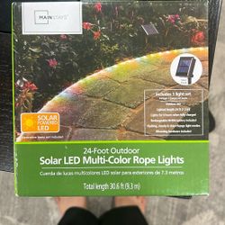 24 Foot Solar Multi Color Led Lights Outdoor