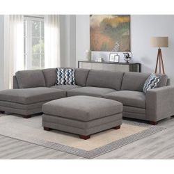 Penelope Fabric Sectional - Deep Seating