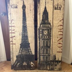 Paris & London Wood Art
