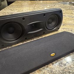 KLIPSCH QUINTET II - 2-WAY CENTER CH SPEAKER 75 WATT 8 OHMS TESTED
