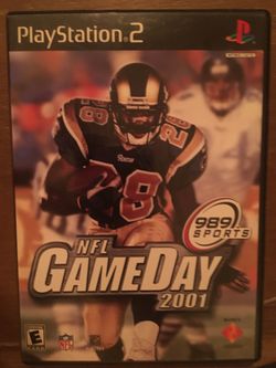 Sony ps2 nfl game day 2001