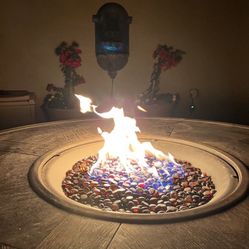 Large 54 in Fire Pit table