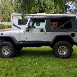 2006 Jeep Wrangler Unlimited LJ Silver 