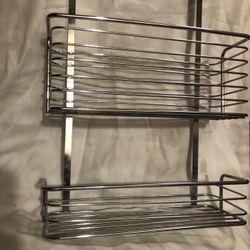 Over The Door Metal Hanging Door Rack