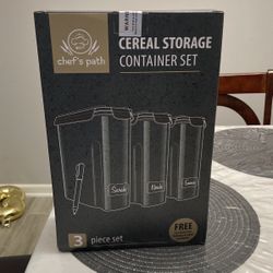Cereal Storage Container Set 