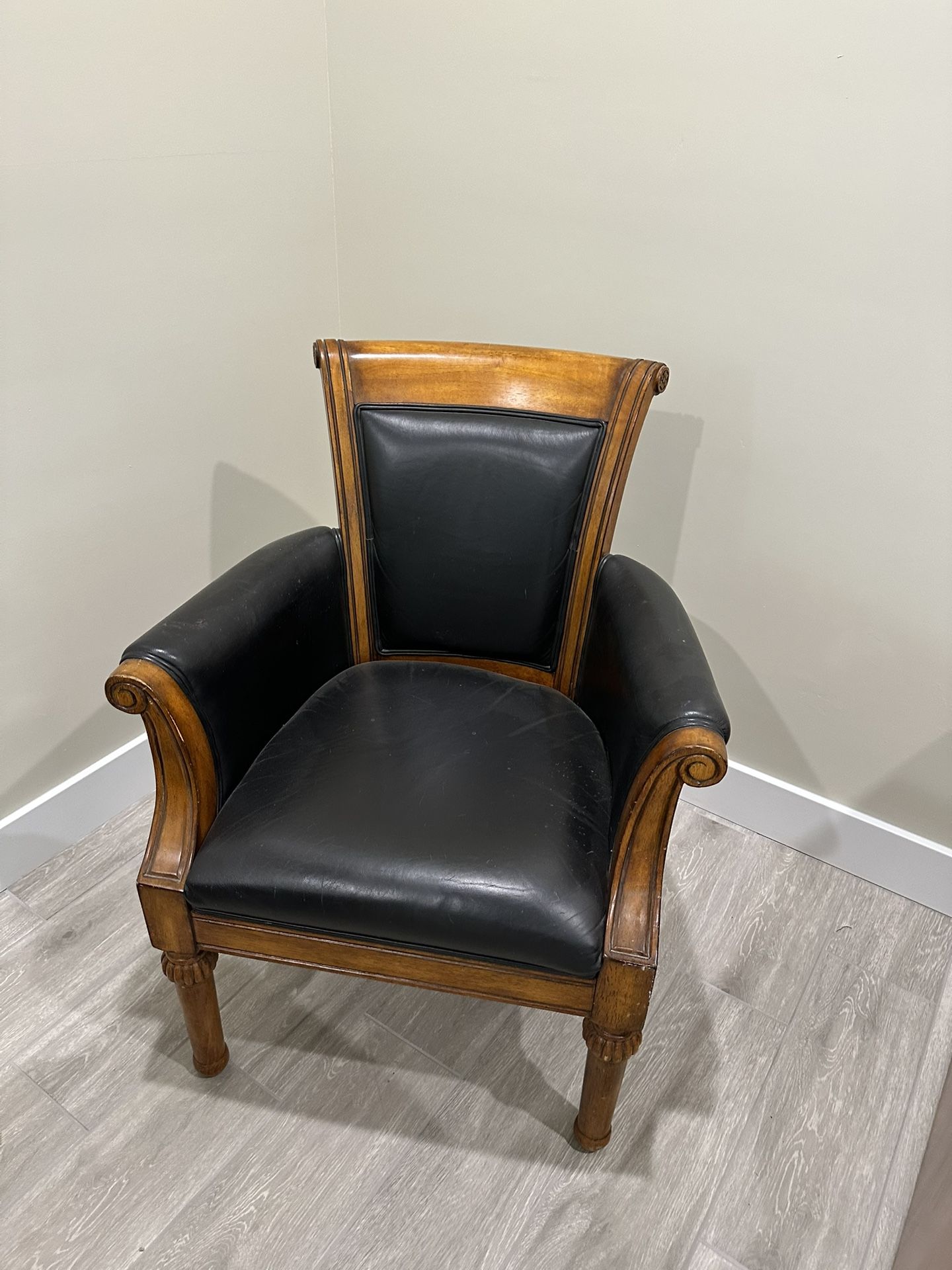 Heavy Wood Lobby/Accent Chairs