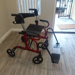 New Walker With Foot Rest 